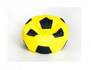 Кресло-мешок Мяч малый желто-черное в Березниках - berezniki.ok-mebel.com | фото 1