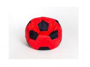 Кресло-мешок Мяч малый красно-черное в Березниках - berezniki.ok-mebel.com | фото 1