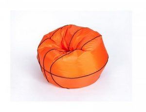 Кресло-мешок Баскетбольный мяч малый оранжево-черное в Березниках - berezniki.ok-mebel.com | фото 3
