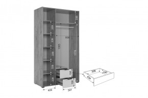 АДАМ Спальный гарнитур (модульный) белое дерево в Березниках - berezniki.ok-mebel.com | фото 15