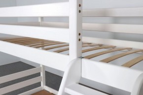 АДЕЛЬ Кровать двухъярусная с наклонной лестницей (белый) в Березниках - berezniki.ok-mebel.com | фото 6