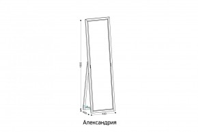 АЛЕКСАНДРИЯ-9.1 Зеркало напольное в Березниках - berezniki.ok-mebel.com | фото 2