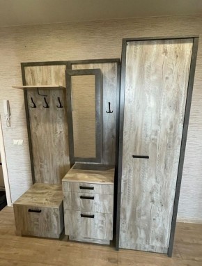 АМЕЛИ Прихожая (Дуб Юкон/Бетон темный) в Березниках - berezniki.ok-mebel.com | фото 2