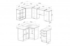 АСАЯ Кухонный гарнитур Оптима 5 (1200*2000 мм) в Березниках - berezniki.ok-mebel.com | фото 2