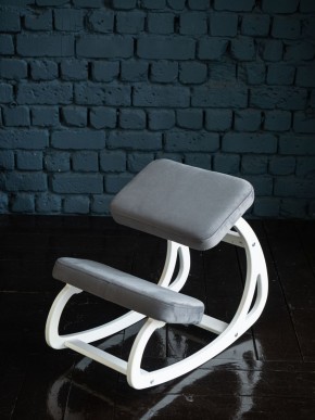 Балансирующий коленный стул Конёк Горбунёк (Белый) в Березниках - berezniki.ok-mebel.com | фото 3