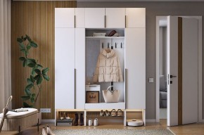 БАСКО Прихожая К9 (белое дерево) в Березниках - berezniki.ok-mebel.com | фото 2