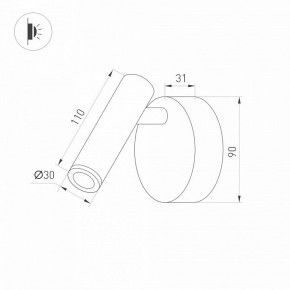 Бра Arlight SP-BED 033061(1) в Березниках - berezniki.ok-mebel.com | фото 3