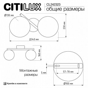 Бра Citilux Ronny CL242323 в Березниках - berezniki.ok-mebel.com | фото 9