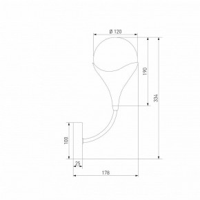 Бра Eurosvet Calyx 60169/1 никель в Березниках - berezniki.ok-mebel.com | фото 4