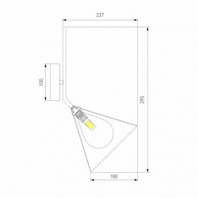 Бра Eurosvet Enigma 70161/1 черный в Березниках - berezniki.ok-mebel.com | фото 6