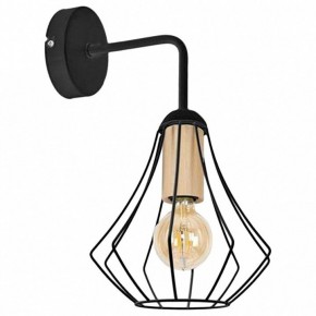 Бра Imex MD.9051 MD.9051-1-W-BK+WOOD в Березниках - berezniki.ok-mebel.com | фото