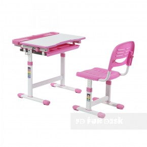 Комплект парта + стул трансформеры Cantare Pink в Березниках - berezniki.ok-mebel.com | фото 2