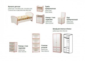 Набор мебели для детской Юниор-10 (с кроватью 800*1600) ЛДСП в Березниках - berezniki.ok-mebel.com | фото 2