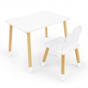 Детский комплект стол и стул «Облачко» Rolti Baby (белый/береза, массив березы/мдф) в Березниках - berezniki.ok-mebel.com | фото 1