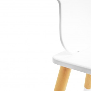 Детский комплект стол и стул «Облачко» Rolti Baby (белый/береза, массив березы/мдф) в Березниках - berezniki.ok-mebel.com | фото 2