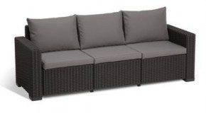 Диван Калифорния 3-х местный (California 3 Sofa), графит в Березниках - berezniki.ok-mebel.com | фото 2