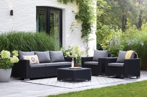 Диван Калифорния 3-х местный (California 3 Sofa), графит в Березниках - berezniki.ok-mebel.com | фото 3