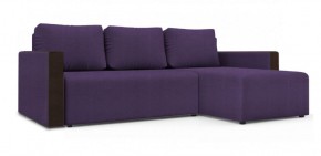 Диван угловой Алиса 3 Vital VIOLET - Teos Dark Brown в Березниках - berezniki.ok-mebel.com | фото