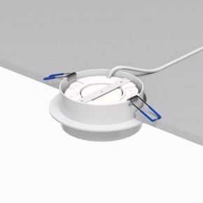 DK2090-WH Встраиваемый светильник FLAT, IP 20, до 15 Вт, GX53, LED, белый, алюминий в Березниках - berezniki.ok-mebel.com | фото 3