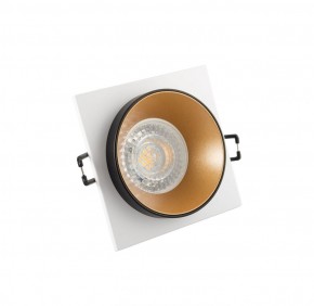 DK2402-GD Встраиваемый светильник, IP 20, 50 Вт, GU10, черный/золотой, алюминий в Березниках - berezniki.ok-mebel.com | фото