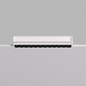 DK2532-WB Встраиваемый светильник SPACE со светодиодом под шпатлевку L240mm 220V 20W 38° 4000К IP20 белый/черный алюминий в Березниках - berezniki.ok-mebel.com | фото 4
