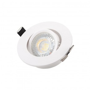DK3020-WH Встраиваемый светильник, IP 20, 10 Вт, GU5.3, LED, белый, пластик в Березниках - berezniki.ok-mebel.com | фото 3