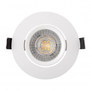 DK3020-WH Встраиваемый светильник, IP 20, 10 Вт, GU5.3, LED, белый, пластик в Березниках - berezniki.ok-mebel.com | фото