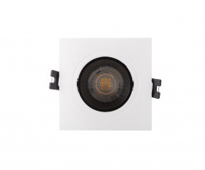 DK3021-WB Встраиваемый светильник, IP 20, 10 Вт, GU5.3, LED, белый/черный, пластик в Березниках - berezniki.ok-mebel.com | фото 1