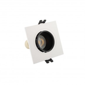 DK3021-WB Встраиваемый светильник, IP 20, 10 Вт, GU5.3, LED, белый/черный, пластик в Березниках - berezniki.ok-mebel.com | фото 2