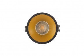 DK3026-BG Встраиваемый светильник, IP 20, 10 Вт, GU5.3, LED, черный/золотой, пластик в Березниках - berezniki.ok-mebel.com | фото 1