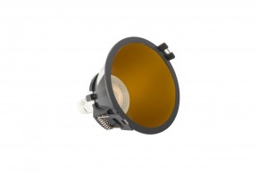 DK3026-BG Встраиваемый светильник, IP 20, 10 Вт, GU5.3, LED, черный/золотой, пластик в Березниках - berezniki.ok-mebel.com | фото 4