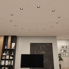 DK3055-BK Встраиваемый светильник, IP 20, 10 Вт, GU5.3, LED, черный, пластик в Березниках - berezniki.ok-mebel.com | фото 3