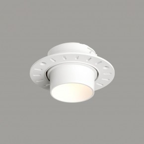 DK3056-WH Встраиваемый светильник под шпатлевку, IP20, до 15 Вт, LED, GU5,3, белый, пластик в Березниках - berezniki.ok-mebel.com | фото 1