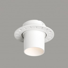 DK3057-WH Встраиваемый светильник под шпатлевку, IP20, до 15 Вт, LED, GU5,3, белый, пластик в Березниках - berezniki.ok-mebel.com | фото 1