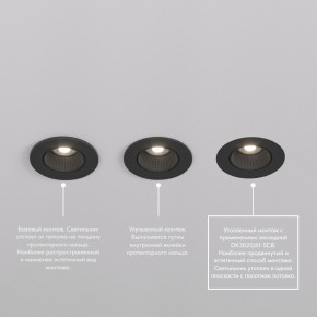 DK3061-BBR Встраиваемый светильник, IP 20, 10 Вт, GU5.3, LED, черный/бронзовый, пластик в Березниках - berezniki.ok-mebel.com | фото 4