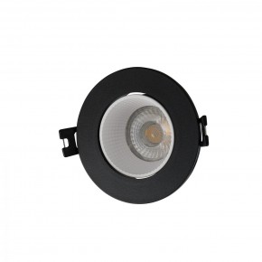 DK3061-BK+WH Встраиваемый светильник, IP 20, 10 Вт, GU5.3, LED, черный/белый, пластик в Березниках - berezniki.ok-mebel.com | фото