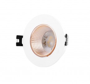 DK3061-WBR Встраиваемый светильник, IP 20, 10 Вт, GU5.3, LED, белый/бронзовый, пластик в Березниках - berezniki.ok-mebel.com | фото