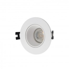 DK3061-WH Встраиваемый светильник, IP 20, 10 Вт, GU5.3, LED, белый/белый, пластик в Березниках - berezniki.ok-mebel.com | фото