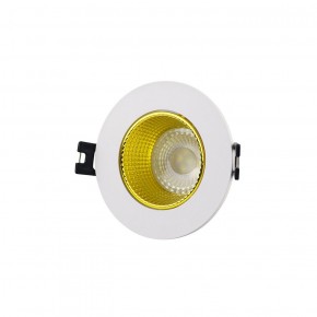 DK3061-WH+YE Встраиваемый светильник, IP 20, 10 Вт, GU5.3, LED, белый/желтый, пластик в Березниках - berezniki.ok-mebel.com | фото 1