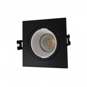 DK3071-BK+WH Встраиваемый светильник, IP 20, 10 Вт, GU5.3, LED, черный/белый, пластик в Березниках - berezniki.ok-mebel.com | фото 1