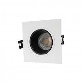 DK3071-WH+BK Встраиваемый светильник, IP 20, 10 Вт, GU5.3, LED, белый/черный, пластик в Березниках - berezniki.ok-mebel.com | фото