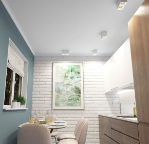 DK3085-WH+BR Светильник накладной IP 20, 10 Вт, GU5.3, LED, белый/бронзовый, пластик в Березниках - berezniki.ok-mebel.com | фото 2