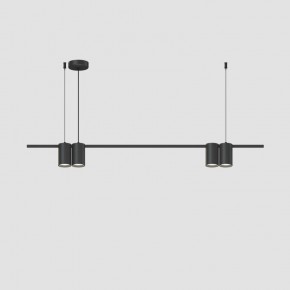 DK4061-BK Подвесной светильник ORBIT, IP20, 4xGU10 LED до 15 Вт, черный матовый, алюминий в Березниках - berezniki.ok-mebel.com | фото