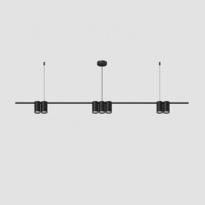 DK4063-BK Подвесной светильник ORBIT, IP20, 7xGU10 LED до 15 Вт, черный матовый, алюминий в Березниках - berezniki.ok-mebel.com | фото 2