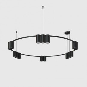 DK4067-BK Подвесной светильник ORBIT, IP20, 15xGU10 LED до 15 Вт, черный матовый, алюминий в Березниках - berezniki.ok-mebel.com | фото 2