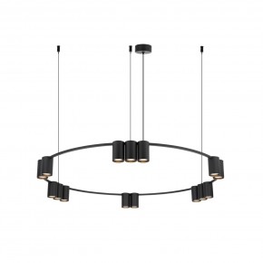 DK4067-BK Подвесной светильник ORBIT, IP20, 15xGU10 LED до 15 Вт, черный матовый, алюминий в Березниках - berezniki.ok-mebel.com | фото 3