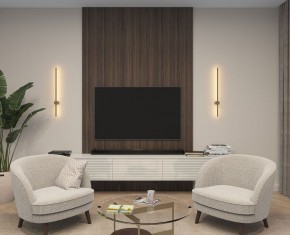 DK5012-SG Бра 800 мм, 3000К, IP20,7 Вт, матовое золото в Березниках - berezniki.ok-mebel.com | фото 5