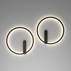 DK5035-BK Бра ROUND со светодиодом, IP20, 24W, 3000/4000/6500K, черный, алюминий в Березниках - berezniki.ok-mebel.com | фото 6