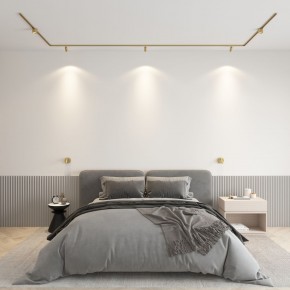 DK5072-SB Бра SHINE WALL со светодиодом, D104*H68, IP20, 3000К, 3W, RA?90, сатинированная латунь, алюминий в Березниках - berezniki.ok-mebel.com | фото 4
