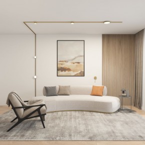 DK5072-SB Бра SHINE WALL со светодиодом, D104*H68, IP20, 3000К, 3W, RA?90, сатинированная латунь, алюминий в Березниках - berezniki.ok-mebel.com | фото 5